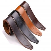 High Quality Premium Fuall Grain Leather Guitar Strap