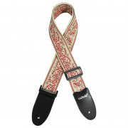 M-PL-JC2702RD New Jacquard Woven Guitar Strap